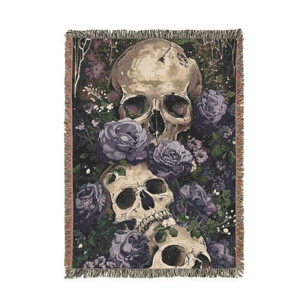 Skull & Rose Blanket