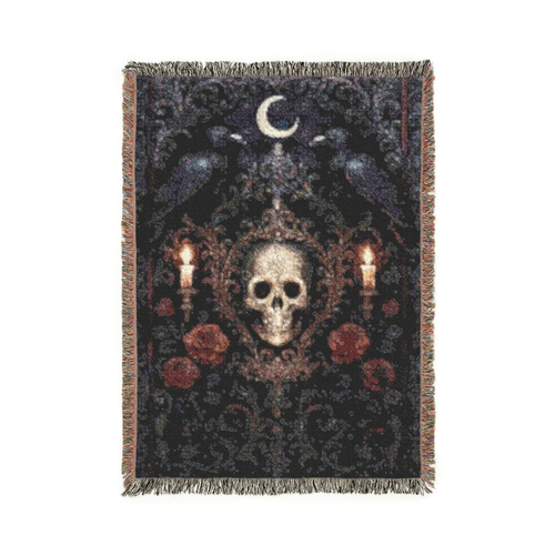 Raven & Skull Blanket
