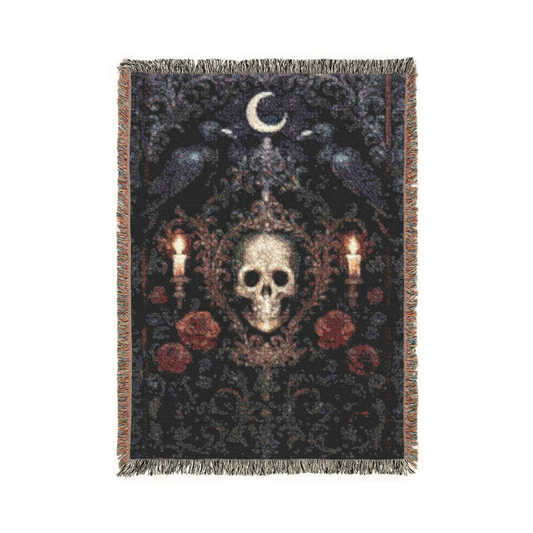Raven & Skull Blanket